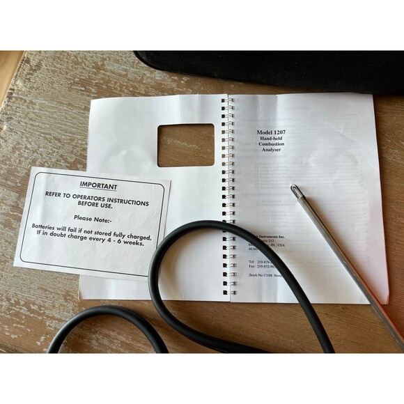 Dwyer Model 1207A Handheld Flue Gas Analyzer Tester Industrial Testing Equipment - Picture 5 of 12